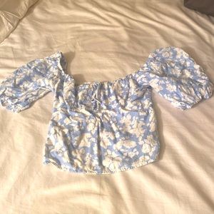 Abercrombie Tie Front Top